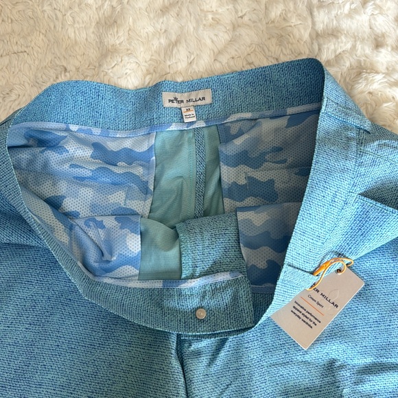 🆕 Peter Millar Men’s Blue Short Size 33 - Picture 6 of 11
